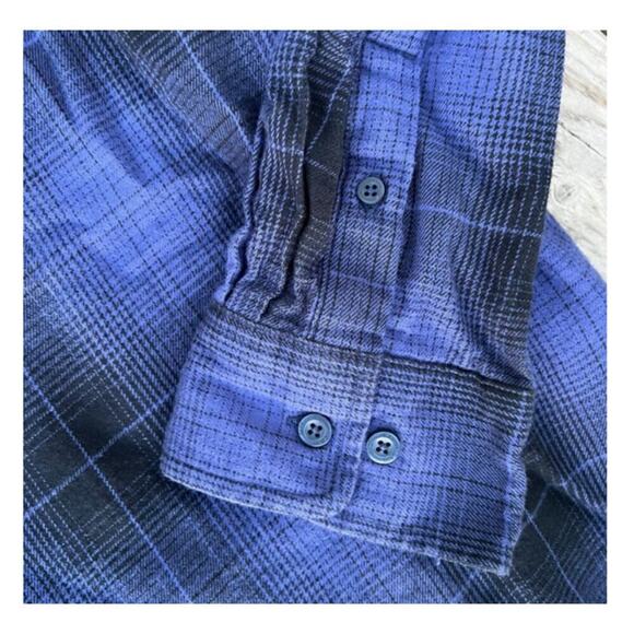 THE NORTH FACE Men's Black Arroyo Long Sleeve Flannel Button Down Shirt Size S - Picture 5 of 9